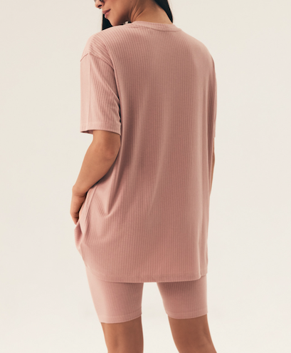 Soothe Short Set Rosa