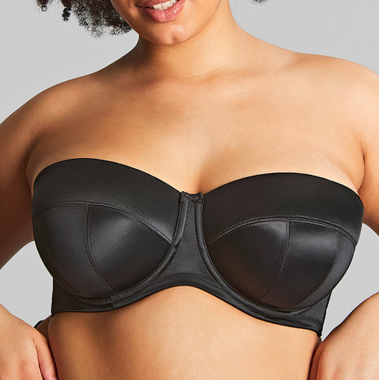 Evy Strapless Black