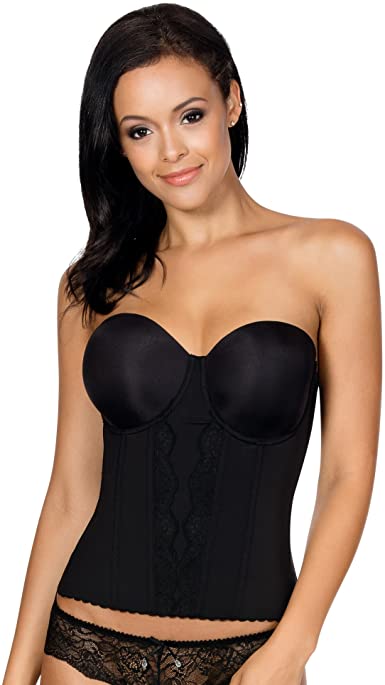 Lisa Strapless Low Back Bustier